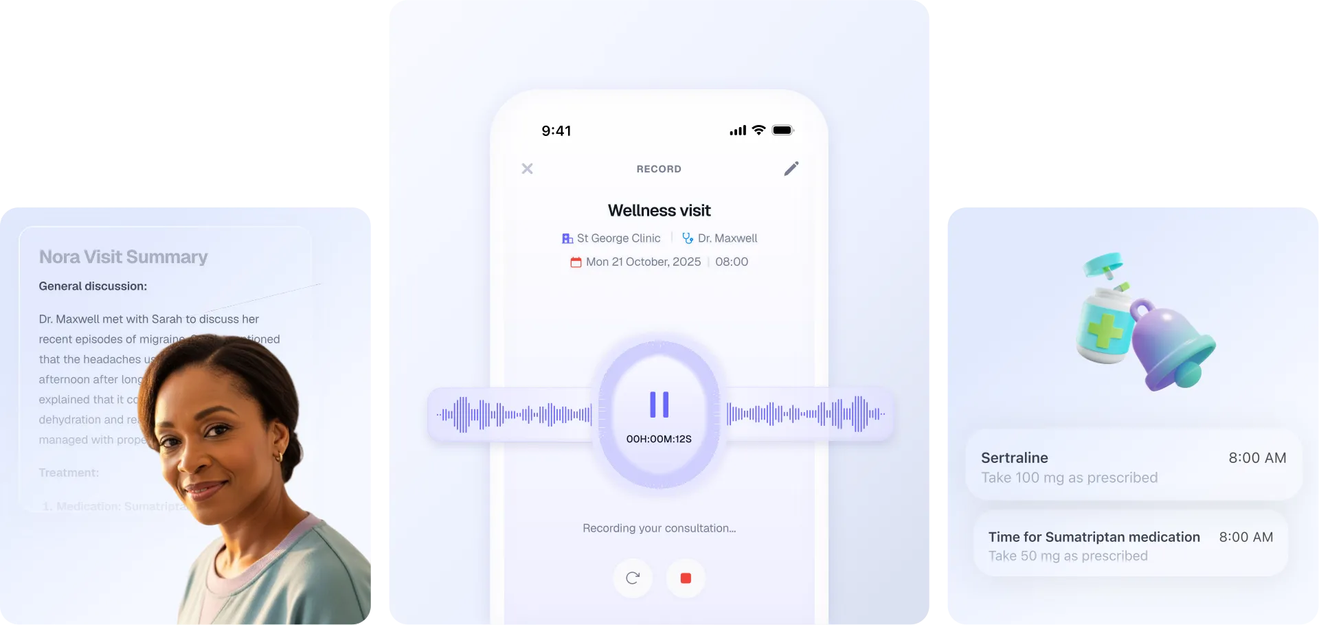 Tracking ongoing care and medications in AlignCare